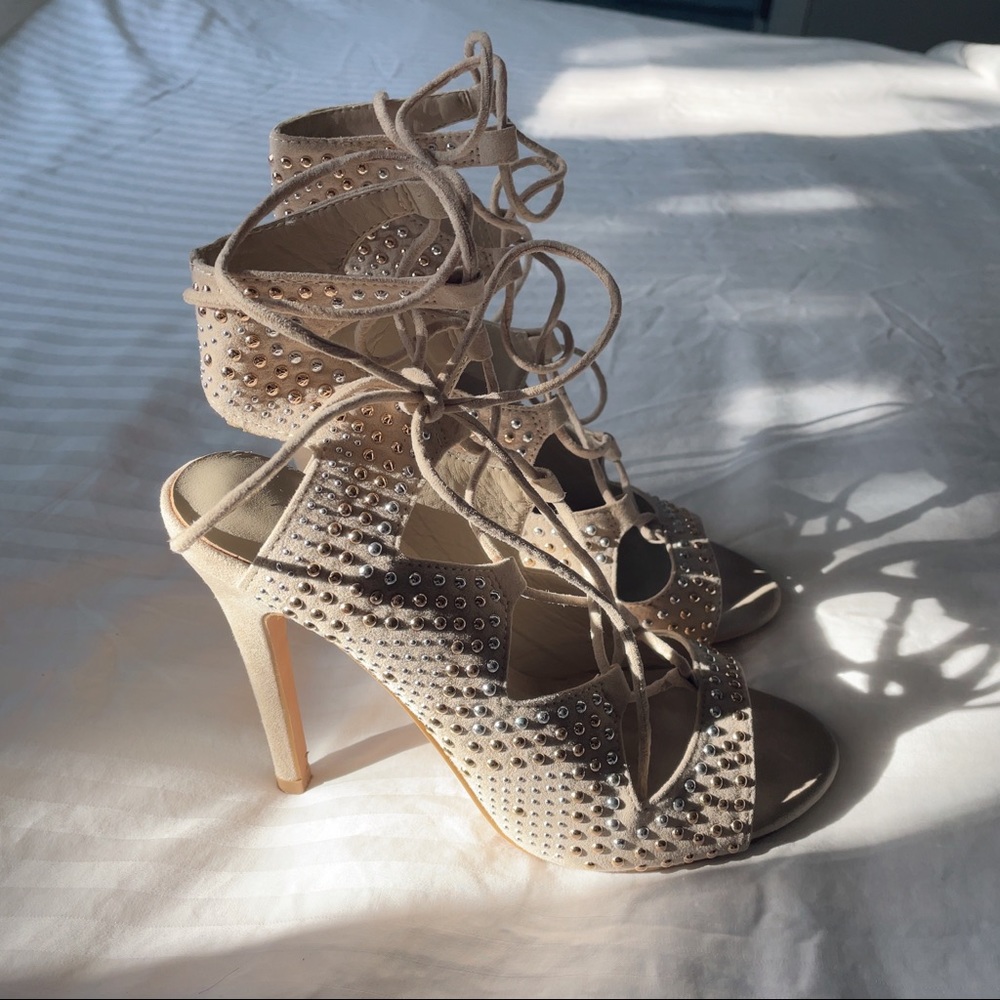 Gorgeous Aldo Strappy Studded Heels